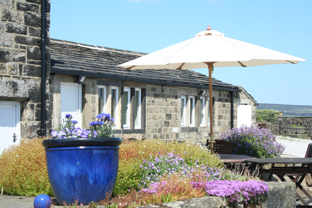 The garden, Whiteley Royd Farm, Hebden Bridge