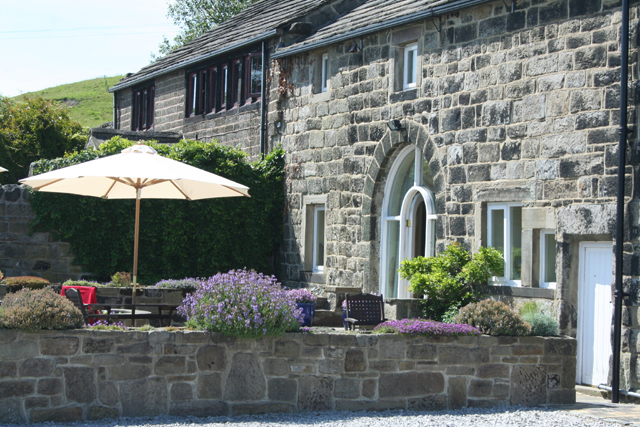 The garden, Whiteley Royd Farm, Hebden Bridge